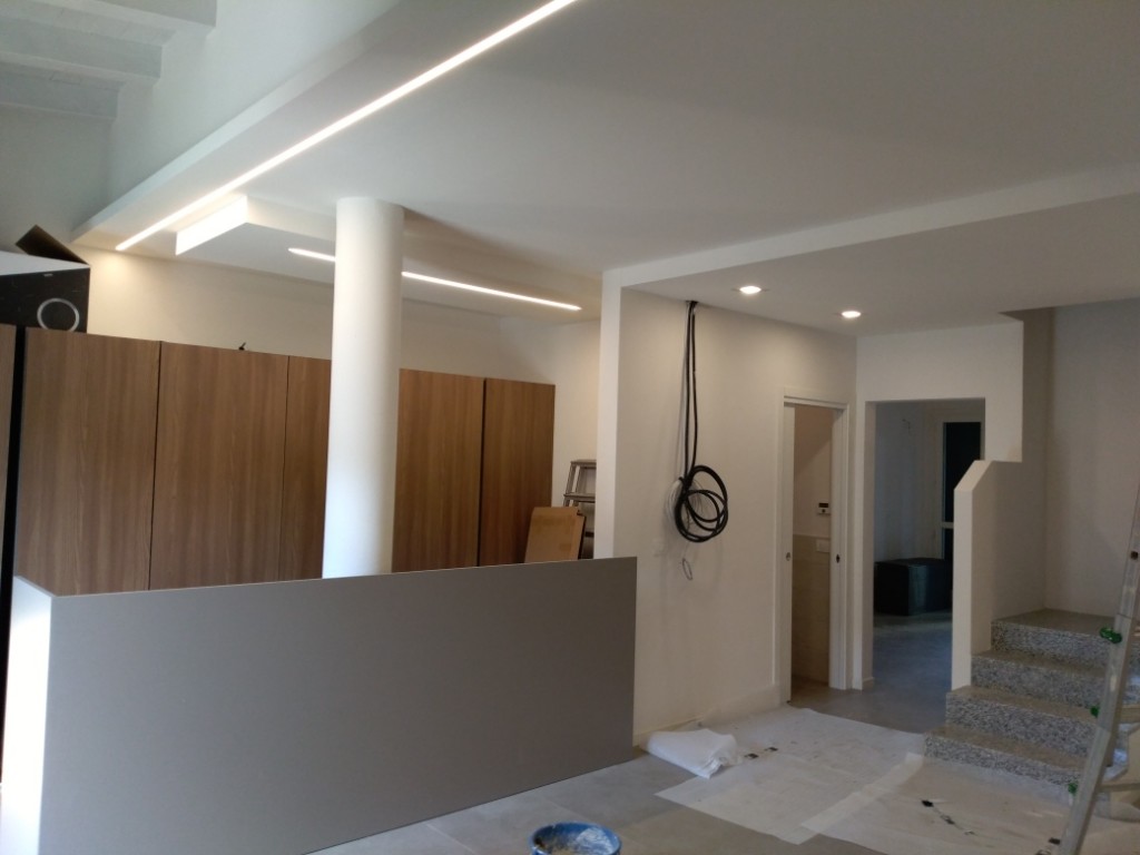 Controsoffitti pareti design cartongesso modena Illuminazione led controsoffitto
