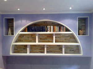 libreria in cartongesso a MODENA