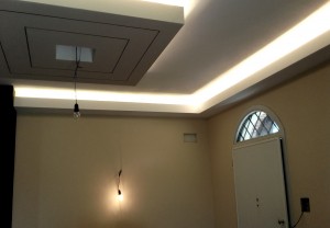 Velette sospese con illuminazione a led nel comune Valsamoggia