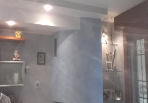 Tinteggiatura con velatura effetto pettinato - Spilamberto - Modena